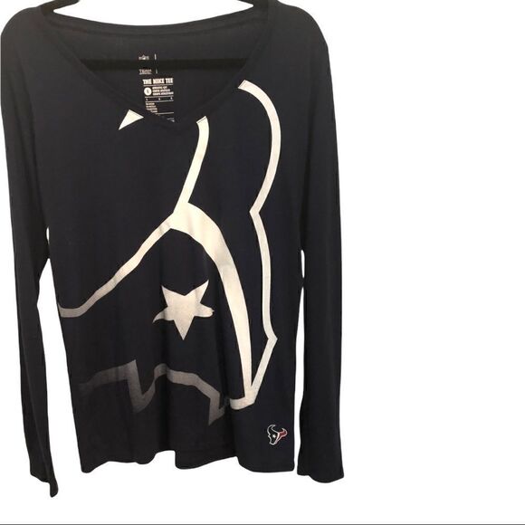 Women’s long sleeve NFL Nike Texas vee neck - Picture 1 of 4